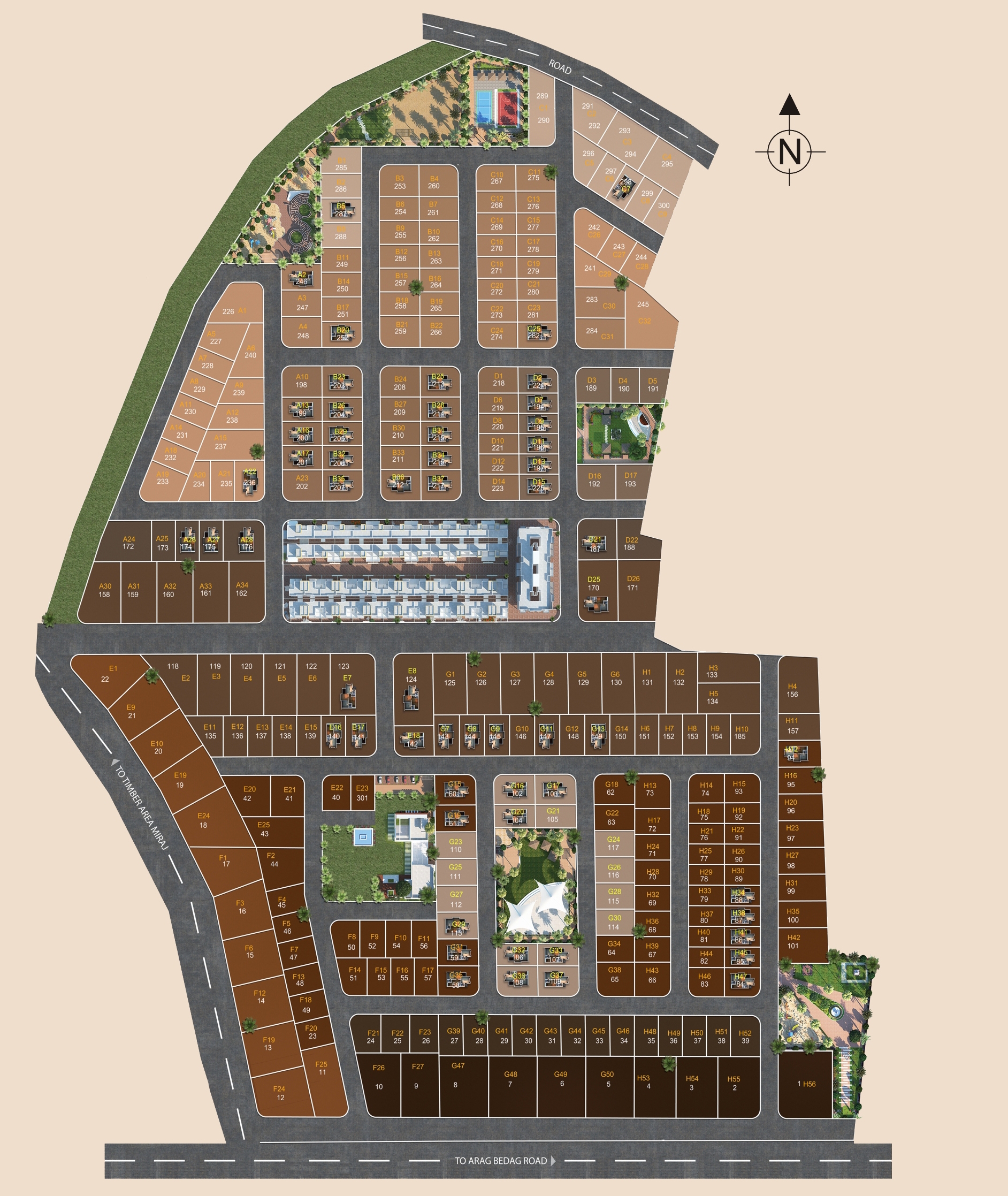 Plots in Miraj Sangli, NA Plots in Miraj for sale from 2 Guntha