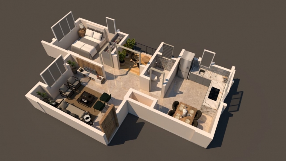 Side Terrace 1 BHK