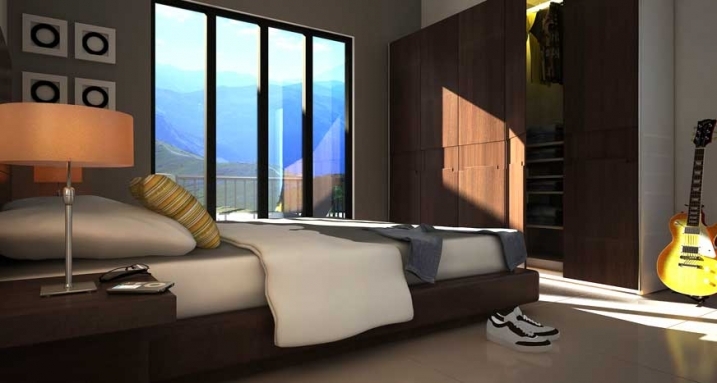 3 BHK Flat 3D & Interior View